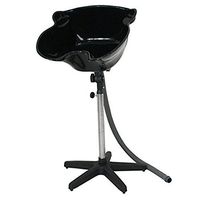 Portable Height Adjustable Shampoo Basin - Hair Treatment Bowl - Salon Tool - Tilting Shampoo Bowl - Deep Bowl