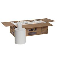 SofPull Centerpull Junior Capacity Paper Towel by GP PRO, White, 28125, 275 Sheets Per Roll, 8 Rolls Per Case