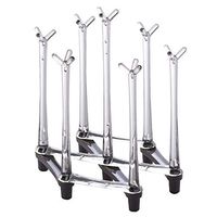 wuchenmin Retractable Cup Drying Rack, Plastic Bag Dryer and Mug Tree with Non-Slip Bottom for Kitchen Countertop