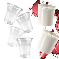 Wine Cup Filler Dispensers - Church Supplies - 600 Communion Cups - Fits Service Tray - Convenient Time Saver - 12 Oz Wine Dispensers