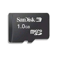 SanDisk 1GB microSD Memory Card w/Adapter