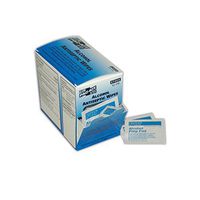 Pac-Kit PK12110 Alcohol Antiseptic Wipes, Small, White/Blue (Pack of 100)