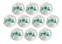 Dealmed Non-Rebreather Oxygen Mask, Adult, 10 Count