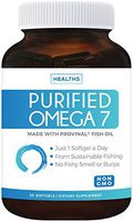 Purified Omega 7 Oil - Provinal Omega 7 (Non-GMO) All The Palmitoleic Acid EE Your Body Needs – Made from Peruvian Anchovy Fish - High Potency One Month Supply - 30 Softgels