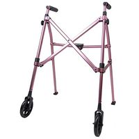 MISC Walk Stand Folds Easy Medical Lightweight Walker Light Solid Sturdy Space Saver Smalliest Folded Functional