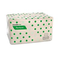 Cascades PRO Perform 1-Ply Interfold Napkins, 6 1/2" x 4 1/4", 100% Recycled, Natural, 188 Sheets Per Pack, Case Of 32 Packs