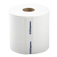 AmerCare 575 Feet White 2 Ply Paper Towels with Center Pull Design, Case of 6