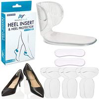 Heel Grips, Best Quality High Heel Cushion Silicone Shoe Pads for Too Big Shoes Anti-Slip Heel Grips Inserts Liners Foot Insoles for Women, Back of Heel Protector