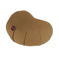 Crescent Natural Cotton Yoga Meditation Zafu by Yogavni(TM) (Beige)