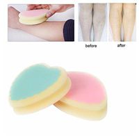 InKach Hair Removal Sponge Magic Painless Hair Remover Depilation Sponges Pad Effective Gadget (Multicolor)