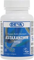 Deva Vegan Vitamins Astaxantin 4Mg Vegan 30 Sgel