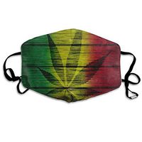 Face Mask Cannabis Marijuana Leaves Vintage Vintage Cycling Half Face Earloop Dust Mask for Boys