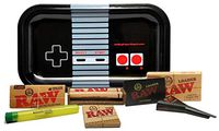 RAW King Size Supreme, 110 Roller, Pre-Rolled Tips, Loader, Rolling Paper Depot Rolling Tray (Controller) and Kewl Tube- 6 Item Bundle