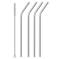 Stainless Steel Drinking Straws, Alotpower Extra Long 10.5" Drinking Straws for 30 oz Tumbler and 20 0z Tumbler, Fits RTIC Tumbler, Fits All Yeti Ozark Trail SIC & RTIC Tumblers