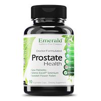 Prostate Health - with Saw Palmetto Extract, Beta Sitosterol & Lycopene - Supports Healthy Urination, May Help Block DHT, Bladder Discomfort Relief - Emerald Labs - 90 Vegetable Capsules