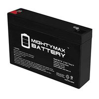 Mighty Max Battery 6V 7Ah Battery Replaces Hi Light 3902, 39202, GCN2 + 6V Charger Brand Product