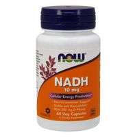 NADH with Ribose, 10 mg, 60 Vcaps by Now Foods (Pack of 4)
