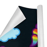Gift Wrapping Paper Roll Rainbow Cloud for Birthday,Holiday,Wedding,Baby Shower Gift Wrap - 3Rolls - 58inch x 23inchPerRoll