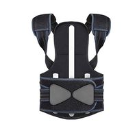 SPLY DTEM Abdominal Correction Belt, Posture Correcting Posture for Male and Adult Female Children Anti-Hump Correct (Size: M) (Size : Large)