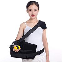 JFGUOYA Universal Shoulder Rotator Cuff Sling Immobilizer with Abduction Pillow and Exercise Ball - Shoulder Abduction Sling - Immobilizer for Injury Support - Pain Relief Arm Pillow,Left
