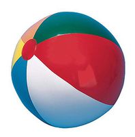 Champion Sports 16 in Heavy-Duty Beach Ball , Multi Color , Assorted Sizes - IB16