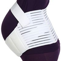 NEOtech Care Maternity Belt - Pregnancy Support - Waist/Back/Abdomen Band, Belly Brace (White, Size M)