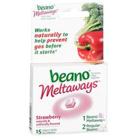BEANO MELTAWAYS STRAWBERRY 15EA by GLAXO SMITHKLINE CONSUMER *** Part No: 34138344000