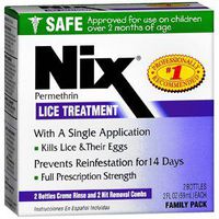 NIX CREME RINSE 2X2 FAMILY 4OZ EMERSON HEALTHCARE