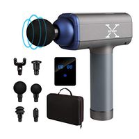 X spirit Massage Gun, Deep Tissue Percussion Muscle Massager, Gift for Muscle Builder Runner and Other Athletes. Quiet, 6-Speed Adjustable and Powerful.