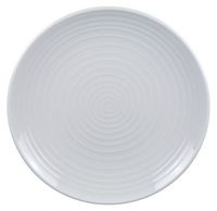 Yanco MD-114 Milando Round Plate, 13.5" Diameter, Melamine, White Color, Pack of 12