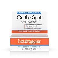 Neutrogena On-The-Spot Acne Treatment Vanishing Cream Formula 0.75 oz (Pack of 8)