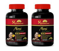Immune Support Supplement - NONI Extract 500Mg - Pure noni - 2 Bottles 120 Capsules