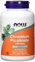NOW Supplements, Chromium Picolinate 200 mcg, 250 Veg Capsules