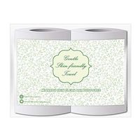 Decdeal Household Toilet Paper, 4-Ply Premium Bathroom Tissue Rolls for Home Hotel Kitchen, White, 2 Rolls