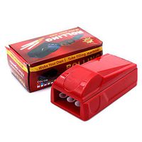 Manual Cigarette Machine, Mini Portable Three-Tube Plastic Cigarette Tamping Machine, Smoking Accessories