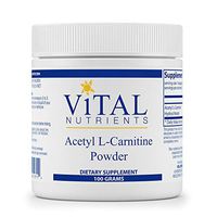 Vital Nutrients - Acetyl L-Carnitine Powder - Supports Normal Brain Function and Memory - Vegetarian - 100 Grams - 3000 mg