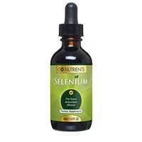 Go Nutrients Selenium 200mcg Supplement - Yeast Free Liquid Drops - Helps Support Thyroid Health, Fight Free Radicals & Boost Immune System - 1 oz Bottle