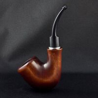 6.1'' 'Boatswain'. Carved wooden smoking pipe. WORLDWIDE shipping.