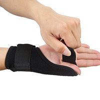 CTHOPE Thumb Brace, Adjustable Wrist Thumb Splint Brace Protection with Steel Plate Removable, Thumb Support, Sprain Stabilizer Guard