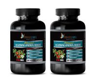 Stress Relief Supplement Natural - Advanced ASHWAGANDHA Root Premium Complex 770MG - Astragalus Root Extract - 2 Bottles 120 Vegetable Capsules