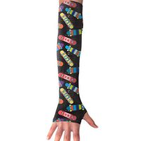 Cooling Arm Sleeves Skateboard UV Protection Hands Arm Cover Long Arm Sleeve Glove