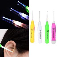 Erholi Portable Safety Adult Children With Flashlight Earpick Earwax Removal