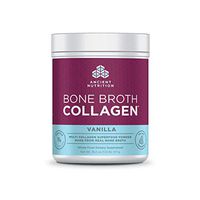 Ancient Nutrition Bone Broth Collagen Powder, 30 Servings of All-Natural Protein Powder Loaded with Bone Broth Co-Factors, 10g of Type I, II and III Collagen Per Serving (Vanilla), 18.2 Ounce …