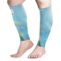BLongTai Macro Nature Flower Calf Compression Sleeve Men Womens Running Leg Sleeve for Shin Splint Muscle Pain Relief (1 Pair)