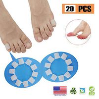 Gel Toe Protectors, Open Toe Sleeves Toe Tubes Toe caps (20 PCS),New Material, Great for Bunion Blisters, Corns, Hammer Toes, Toenails Loss, Friction Pain Relief and More. (for Pinky Toes)