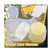 LLguz Beeswax Cleaner Repair Cream with Rag,Bees Wax Oil Coating Paste Restorer Remover Conditioner Maintenance Agent for Wood Furniture Care Polishing (20g)