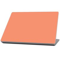 Mightyskins Skin Compatible With Microsoft Surface Laptop (2017) 13.3" - Solid Peach | Protective, Durable, And Unique Vinyl Decal Wrap Cover | Easy To Apply, Remove, And Change Styles | Made In The Usa