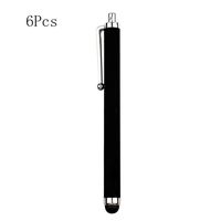 AOCKS 6 PCS Stylus Touch Pen for iPad iPhone 7 Plus iPhone X/ 8/8 Plus iPad Samsung HTC Moto etc Smartphone Tablet Wholesale Black