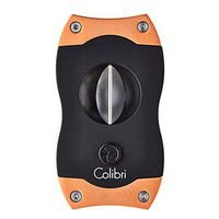 Colibri V-Cut Cigar Cutter - Rose Gold/Black