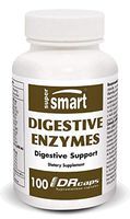 Supersmart - Digestive Enzymes - Natural Enzymes and Compounds Formula for Better Digestion | Non-GMO - 100 DR Capsules